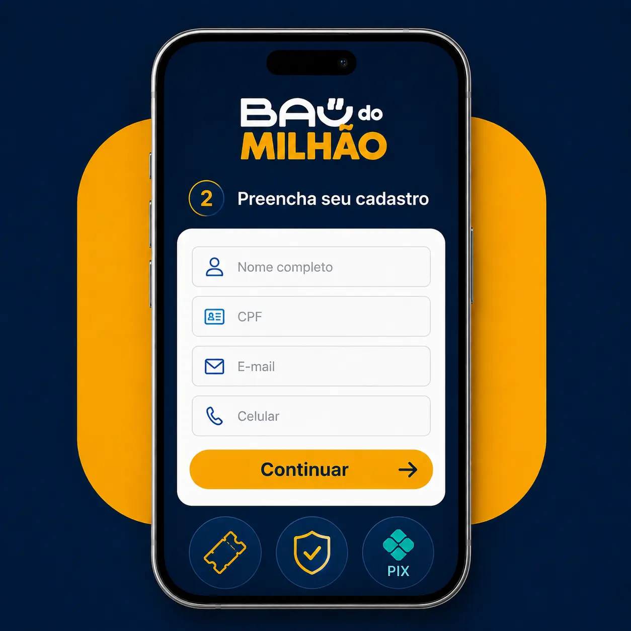 Preencha seu cadastro